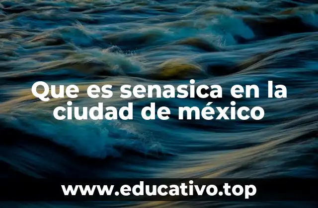 Que es senasica en la ciudad de méxico