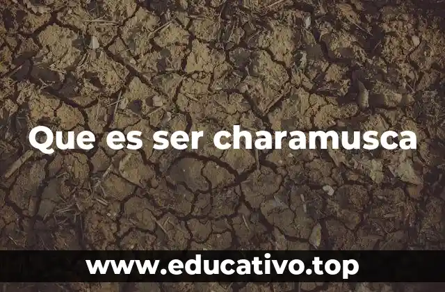 Que es ser charamusca
