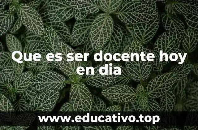 El rol del docente en la era digital
