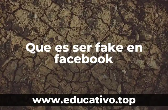 Que es ser fake en facebook