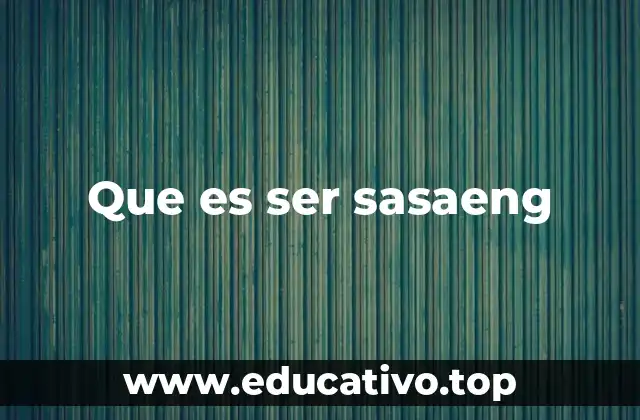 Que es ser sasaeng