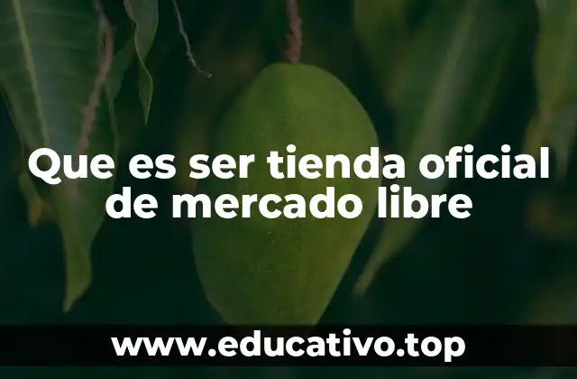 Cómo Mercado Libre define a las tiendas oficiales