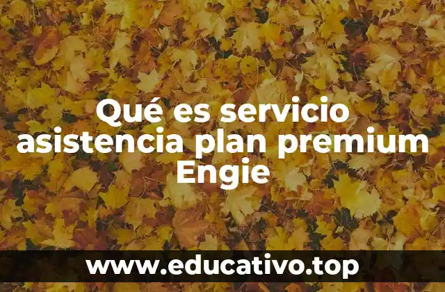 Qué es servicio asistencia plan premium Engie