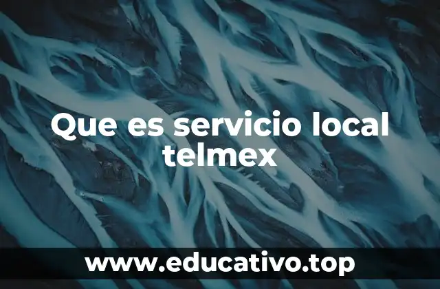 Que es servicio local telmex