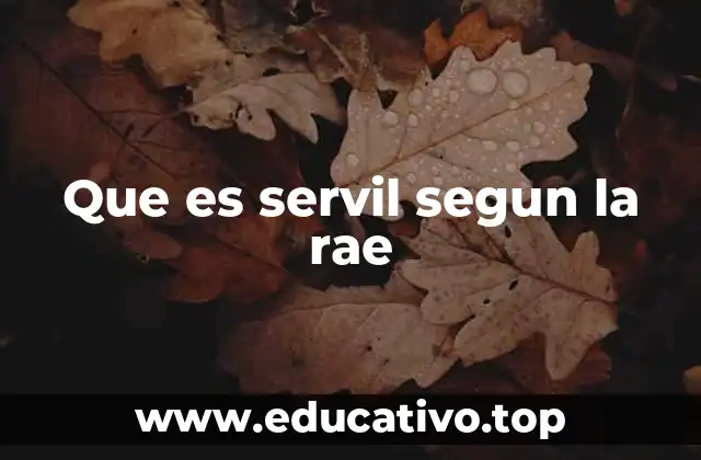 La servidumbre como reflejo de poder