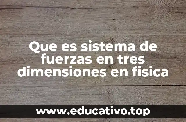 Entendiendo el análisis de fuerzas en el espacio