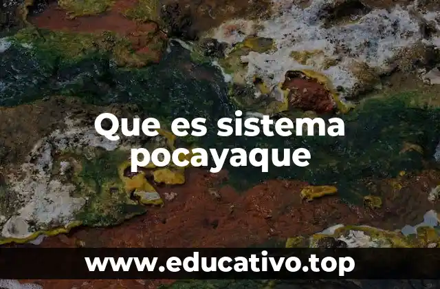 Que es sistema pocayaque