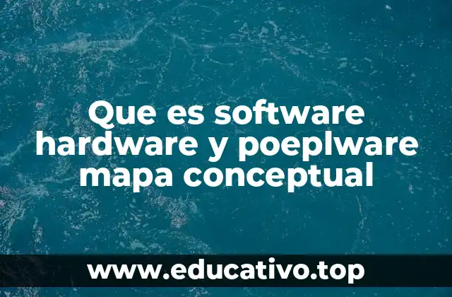 Que es software hardware y poeplware mapa conceptual