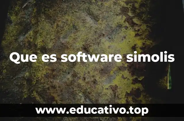 Que es software simolis