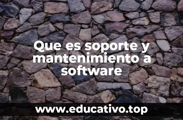El rol del soporte en la vida útil del software