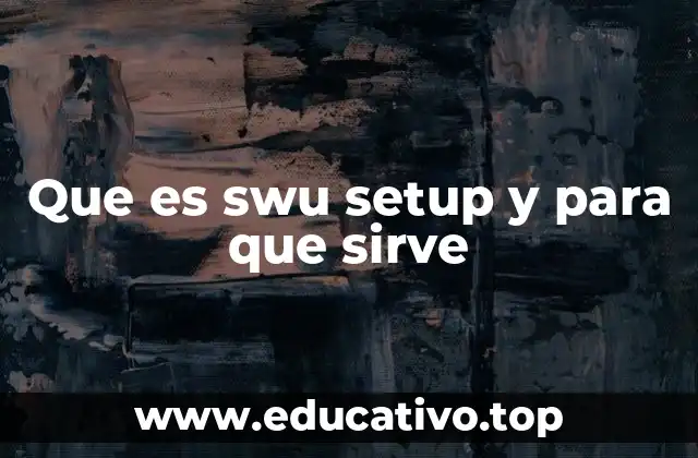 Que es swu setup y para que sirve