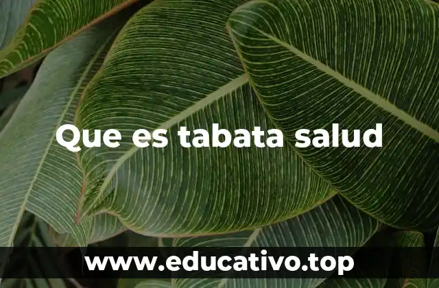 Cómo Tabata mejora la salud sin necesidad de equipos costosos