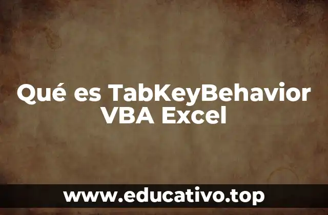 Control del flujo del foco en formularios VBA Excel