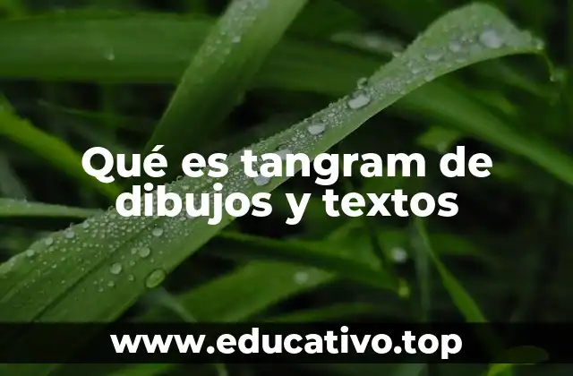 El tangram como herramienta didáctica en educación