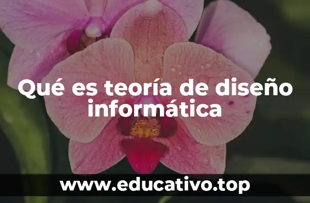 Qué es teoría de diseño informática