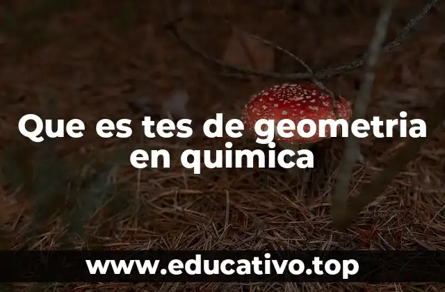 Que es tes de geometria en quimica