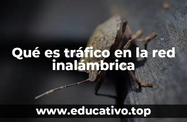 Qué es tráfico en la red inalámbrica