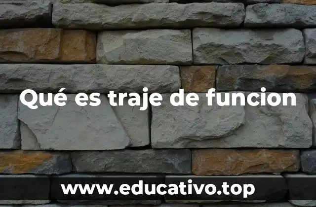 El traje de función en distintos sectores laborales