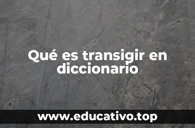 El acto de ceder sin perder la esencia