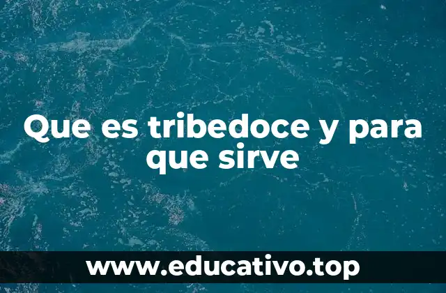 Que es tribedoce y para que sirve