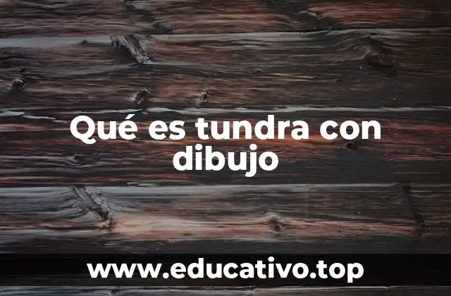 Qué es tundra con dibujo