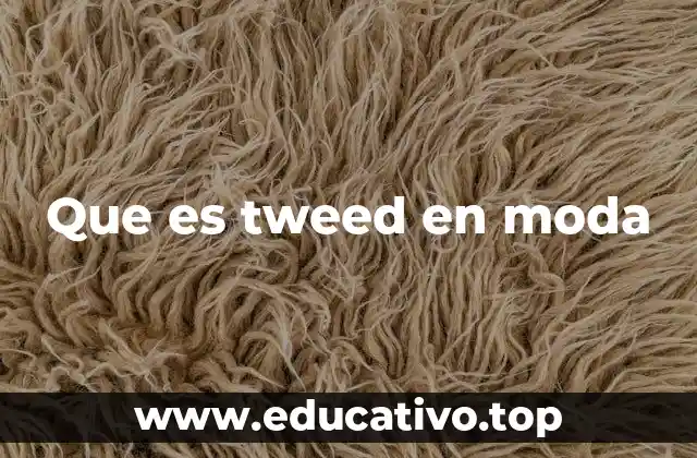 Que es tweed en moda