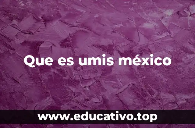 Que es umis méxico