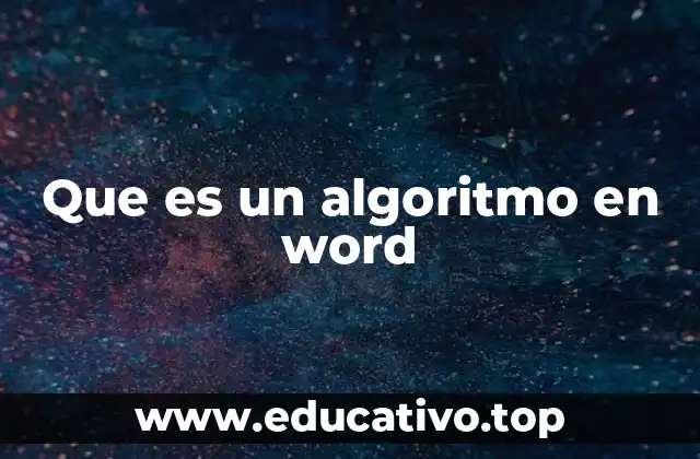 Cómo integrar algoritmos en documentos de Word