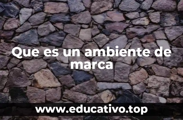 Que es un ambiente de marca