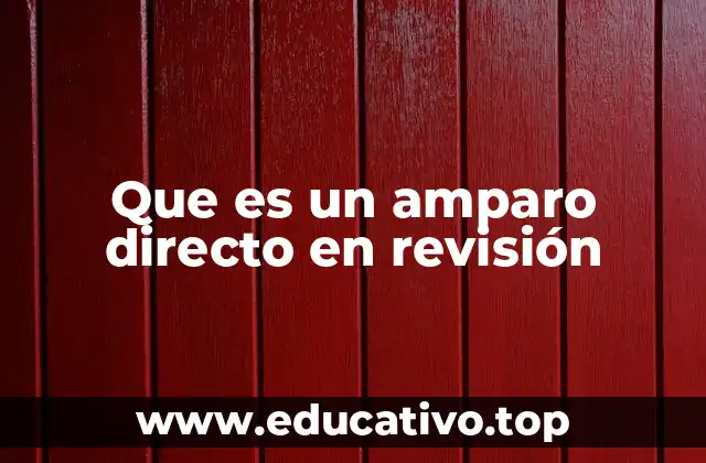 El amparo directo como herramienta de defensa jurídica