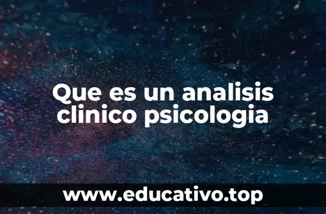 La importancia del análisis en la comprensión de la salud mental