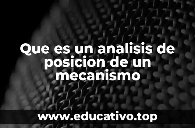 El estudio de las configuraciones espaciales en sistemas mecánicos