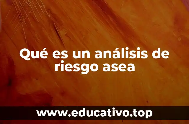 Qué es un análisis de riesgo asea
