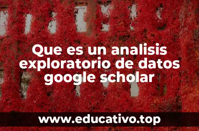 El papel del análisis exploratorio en la investigación académica