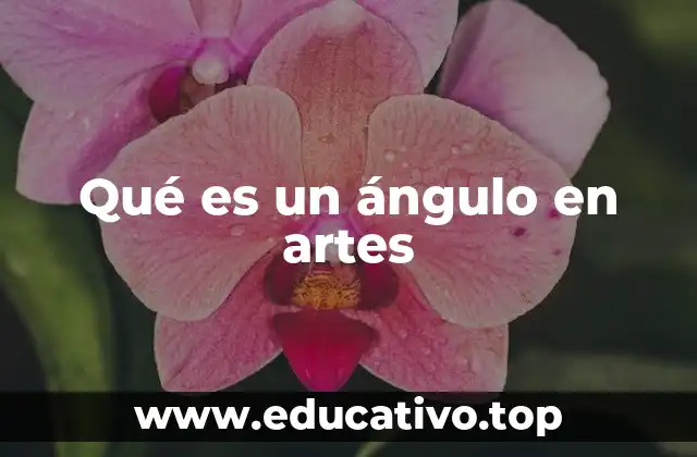 Qué es un ángulo en artes