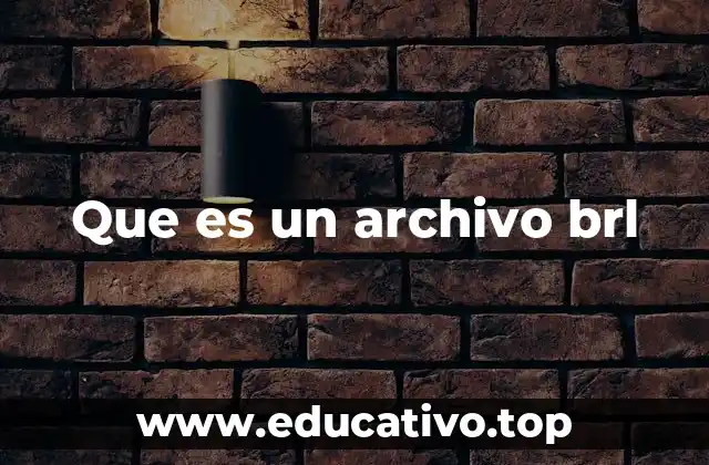 Que es un archivo brl