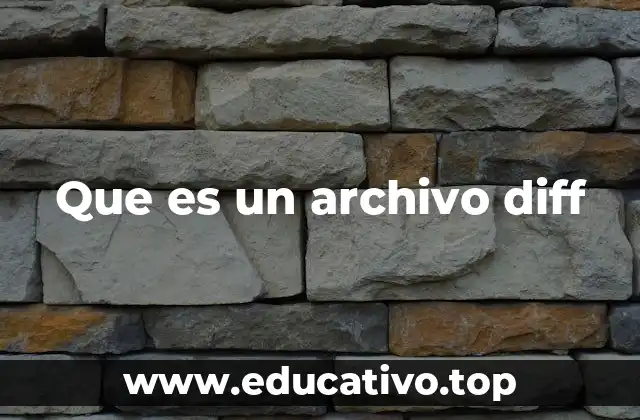Que es un archivo diff
