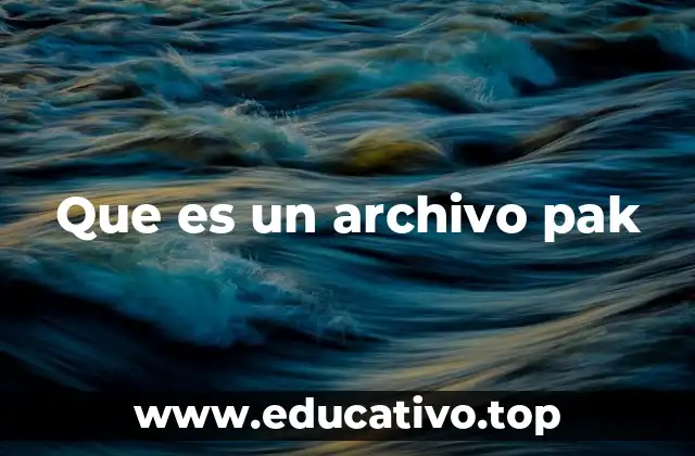 Que es un archivo pak