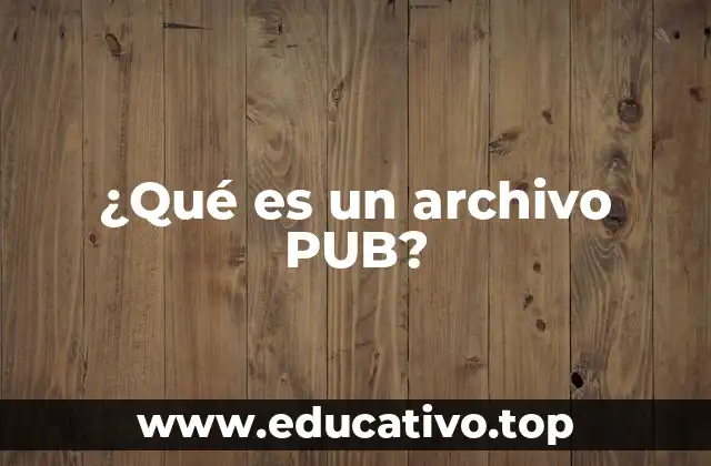El origen y la evolución de los archivos PUB