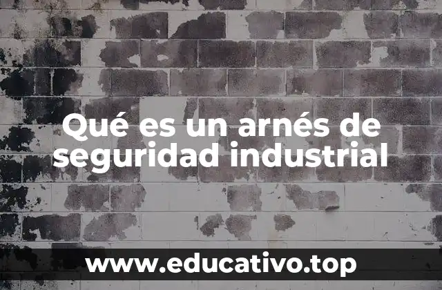 Qué es un arnés de seguridad industrial