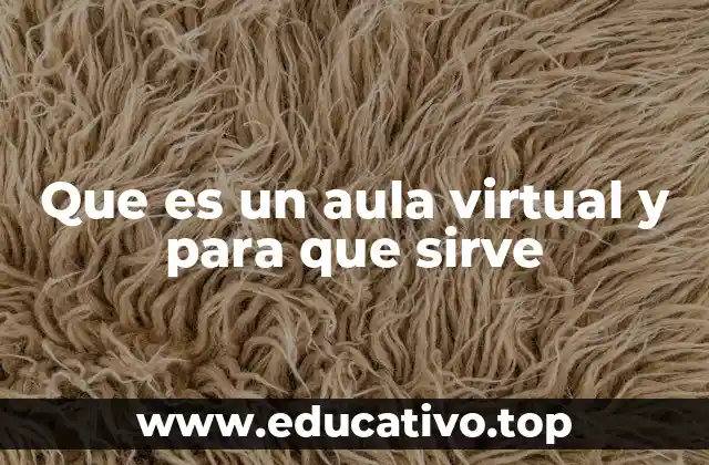 Que es un aula virtual y para que sirve