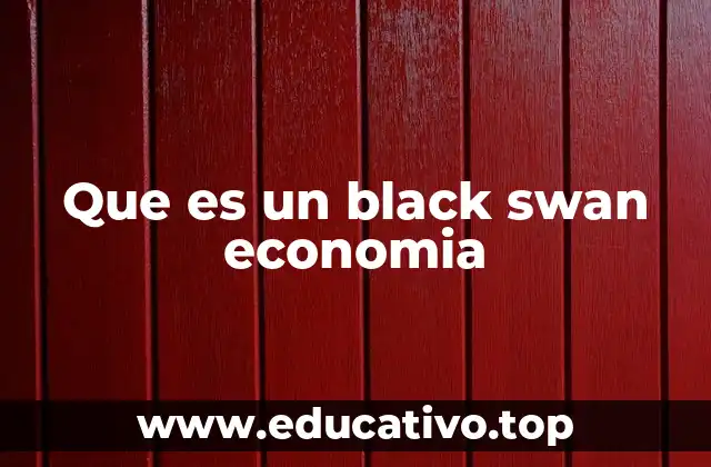 Que es un black swan economia