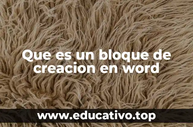 Cómo los bloques de creación mejoran la productividad en Word