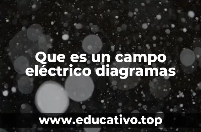 Que es un campo eléctrico diagramas