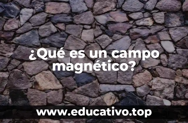 ¿Qué es un campo magnético?