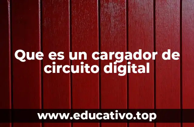 Que es un cargador de circuito digital