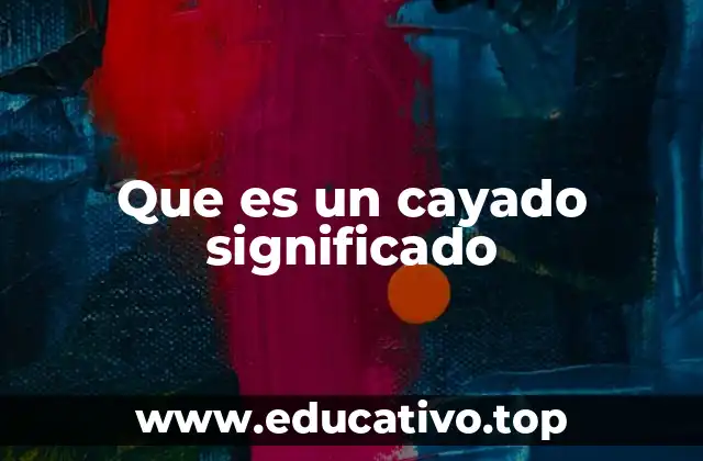 Que es un cayado significado