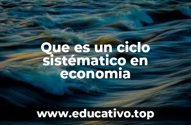 Que es un ciclo sistématico en economia