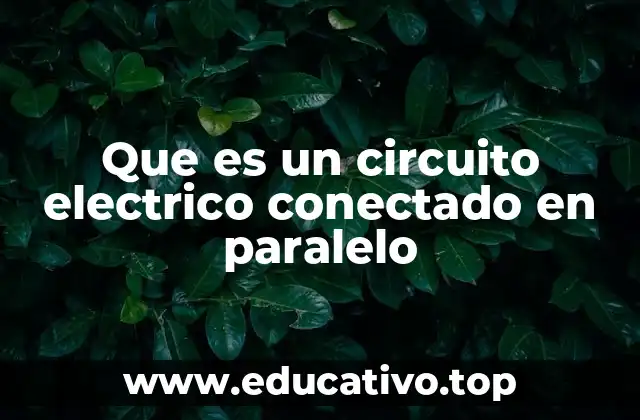 Características fundamentales de los circuitos en paralelo