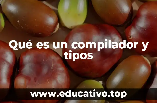 Qué es un compilador y tipos